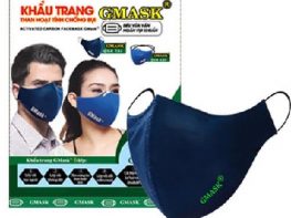 Khẩu Trang Hoạt Tính Gmask Qua Tai