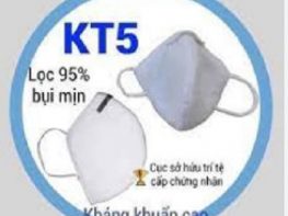 Khẩu Trang Vải KT5 Nẹp Ngoài