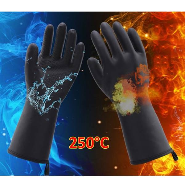 Găng Tay Chịu Nhiệt 250°C Màu Đen Găng Tay Chịu Nhiệt 250°C Màu Đen